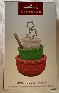 2024 Hallmark Keepsake Ornament Mixing Bowls Bowl Full Of Jolly Baking New - Picture 1 of 4