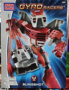Mega Bloks Gyro Racers Slingshot 50 piezas construcción juguete robot figura 2003 conjunto #9381 - Imagen 1 de 2