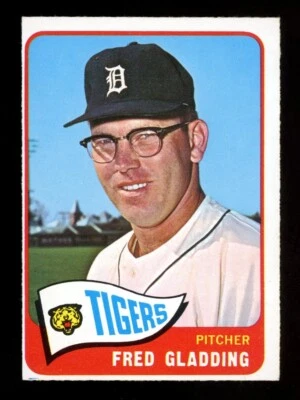 1965 TOPPS OPC O PEE CHEE BASEBALL #37 FRED GLADDING EX-NM DETROIT TIGERS Card - Image 1 of 2