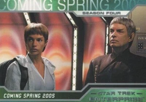 Star Trek Enterprise Season 4 Four Promo Card P3 Single Trading Card - Picture 1 of 2