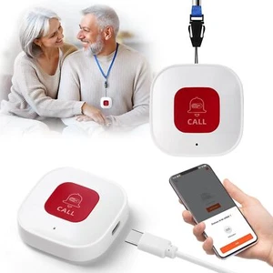 TUYA WIFI Wireless Remote Alarm Call/SOS/Emergency Button For Elderly Caregiver - Picture 1 of 8