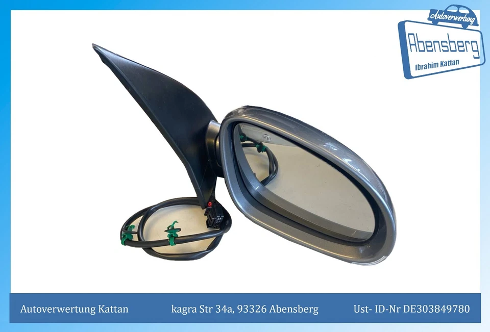 gebr-Spiegel rechts für VW Golf 5 - Außenspiegel Elektrisch klappbar 1k0857934 - Bild 1 von 4