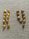 Vintage 1970s Royal Navy (Submariner) Uniform Buttons 18 in Total