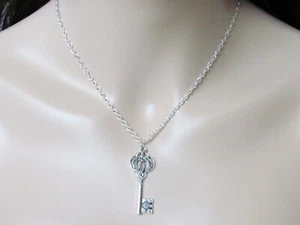 Collar Llavero Esqueleto Llavero Antiguo Collar Llavero Dije Collar Steampunk - Imagen 1 de 4