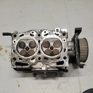 91-94 LEGACY SPORT SEDAN CYLINDER HEAD EJ22T LH LEFT W/ VALVES W/ CAM W/ TURBO - Picture 1 of 11