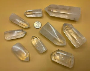Quartz towers wholesale obelisks clear quartz crystal towers - 1kg bulk lot - Picture 1 of 1