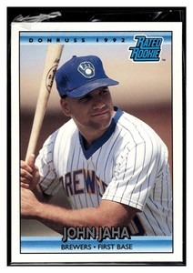1992  Donruss398  John Jaha RR, RC