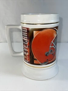 Vintage NFL Cleveland Browns Beer Stein Large Mug Football Ceramic - Picture 1 of 6
