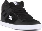 Dc Shoes Pure High Top Mens Skate Leather Sneakers In Black Size US 7 - 13