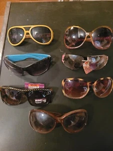 Seven Pair Of Vintage Style Sunglasses (Some are New With Tags) - Picture 1 of 8