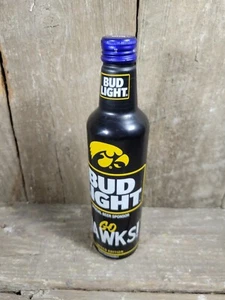 Empty 2021 Bud Light Iowa Hawkeyes Limited Editon 16oz Aluminum Bottle - Picture 1 of 4