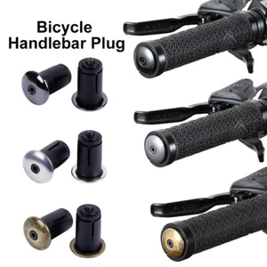 1 Paio Tappo Terminale Manubrio Strada Mountain Bike MTB Bicicletta Barra Grip Alluminio - Foto 1 di 15