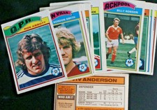 X396  FOOTBALLERS ,ORANGE BACK , 1978 ,TOPPS TRADE CARDS  VGC, PICK YOUR CARD L7