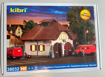 Kibri 38032 H0 Ländliche Feuerwache inkl. Hausbeleuchtungs- Startset - Bild 1 von 2