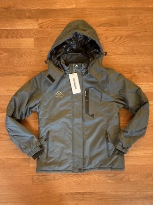 Invachi 男式中号防水滑雪夹克全新带标签 — 第 1/4 张图片