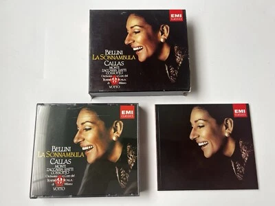 MARIA CALLAS PERFORMS “LA SONNAMBULA” LIVE, VINCENZO BELLINI” 2 CD SET 1957/1986 Foto 1 de 4