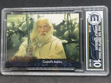 2004 Topps Lord of the Rings Return of the King Gandalf's Resolve #144 Graded 10