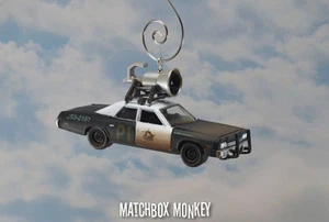 Blues Brothers Police Car Cruiser Jake & Elwood 1/64 Christmas Tree Ornament 3" - Picture 1 of 10