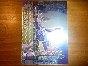 99 00 NBA TOPPS FINEST SHAQUILLE O'NEAL FINEST GEMS INSERT CARD! MINT! WITH PEEL