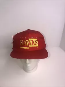 *VERY RARE* Vintage AJD Atlanta Hawks Signature Series SnapBack - Picture 1 of 9