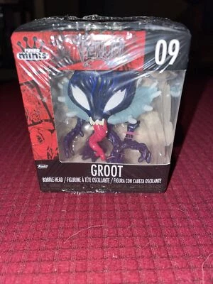 Funko Minis Marvel Venom #09 GROOT Bobble-Head Figure New In Box Mint Rare - Image 1 of 4