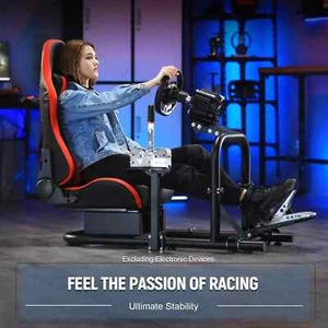Dardoo Cockpit Da Corsa Con Sedile Rosso Adatto A Logitech G920 G29 Thrustmaster - Picture 1 of 6