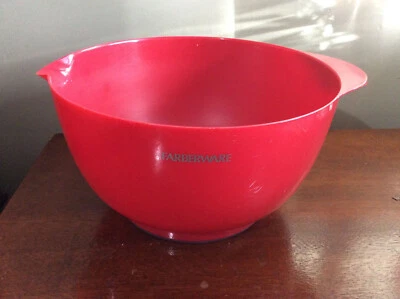 Farberware Professional  Plastic Mixing Bowl Large Red 4.5 Quarts - Image 1 of 4