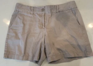 Ann Taylor LOFT Shorts Cotton . Grey. Flat Front Size 6 - Picture 1 of 5