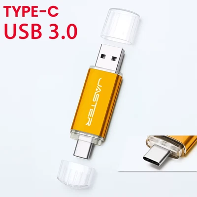 Chiavetta USB 3.0 Tipo C Ad Alta Velocità Pen Drive 2 in 1 128 GB/64 GB/32 GB/16 - Immagine 1 di 4