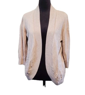 Suéter para mujer Covington XL beige neutro cárdigan Foto 1 de 4