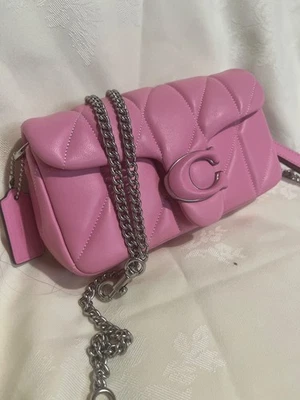Coach Quilted Tabby Wristlet Vivid Pink /New Never Used - Image 1 of 4