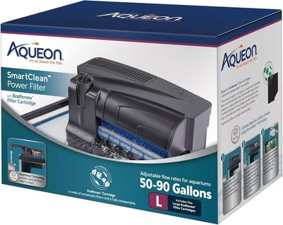 Aqueon Aquarium Fish Tank SmartClean Power Filter with EcoRenew 50-90 Gallons  - Image 1 of 4