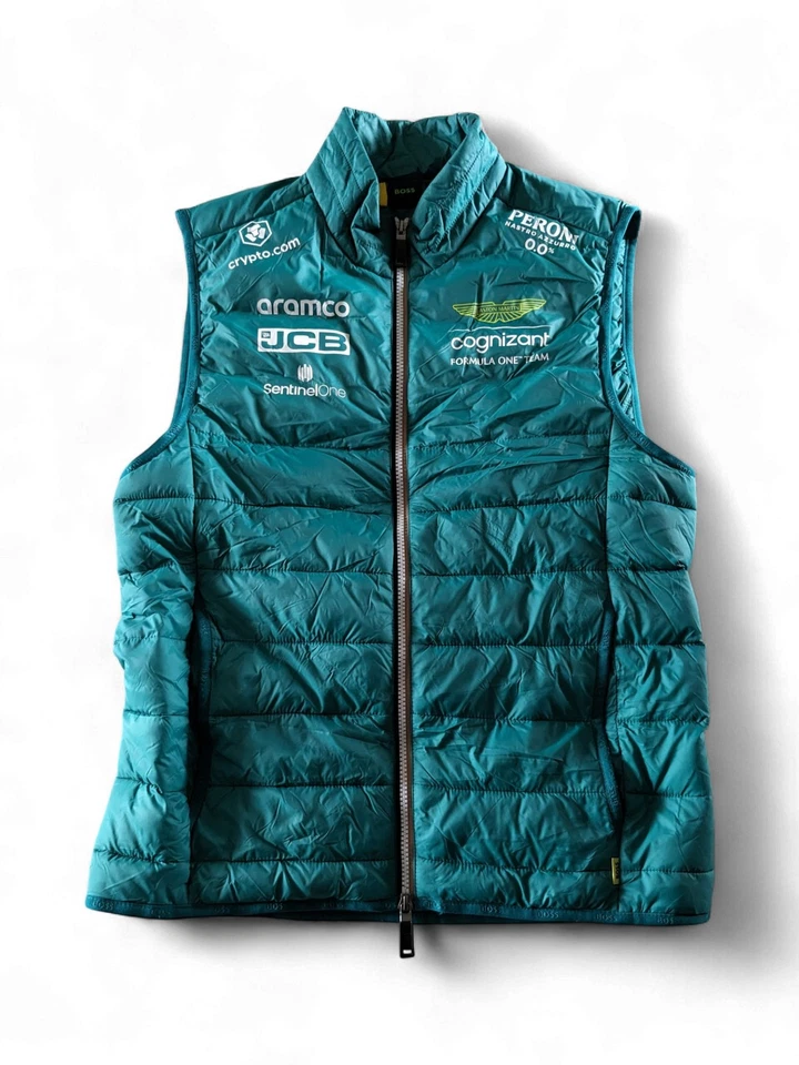 Aston Martin Racing F1 - Team Issue Gilet Bodywarmer Jacket - Small - Image 1 of 4