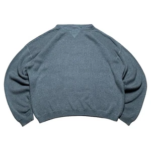 Vintage GAP Sweatshirt Mens Medium Gray Cotton Knit Crewneck Pullover 90s - Picture 1 of 7