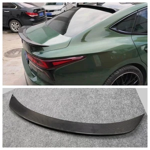 Real Carbon Rear Tail Trunk Spoiler Wing Lip Trim For Lexus LS500 LS500H 18-2024 - Picture 1 of 14