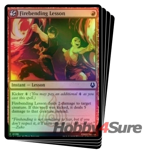 Foil Presale Firebending Lesson X4 M/NM Magic MTG Avatar: The Last Airbender - Image 1 of 1