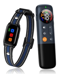 Collar de entrenamiento para perros sin choque collar vibrador para perros con control remoto de 3300 pies, pitido y... - Imagen 1 de 8