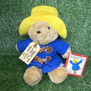 🧸 Peluche Orso Paddington 1993 vintage da regali per bambini (esclusiva Sears) con etichette - Foto 1 di 7