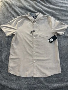 Volcom Men’s Everett Oxford S/S Button Down Shirt Size: XL - Picture 1 of 1