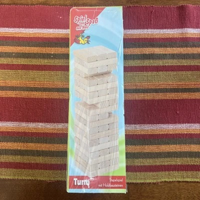 Stapelturm aus Holz Jenga Wackelturm - Bild 1 von 2