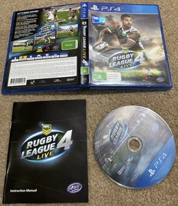 PlayStation 4 PS4 Rugby League Live 4 100% Complete AUS PAL - Bild 1 von 1
