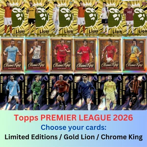 Topps Premier League 2025/26 2026 - Limited Edition / Chrome King / Gold Lion ++ - Bild 1 von 60
