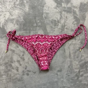 Tigerlily Bikini Bottom Womens Large Boho Swim Side Tie Floral T305561 - Picture 1 of 13