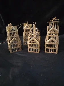 Vintage Beautiful Metal Bird Cage Ornaments - Picture 1 of 5