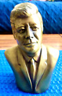 Vintage JOHN F. KENNEDY (JFK) Bust Sculpture / Bookend - James McDonough 5.75”