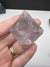 Natural Cleaved Fluorite Octahedron Minerva 1 Cave-in-Rock Illinois Old Stock
