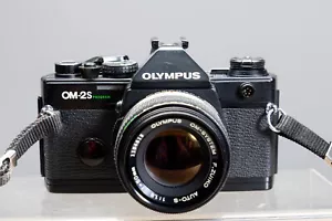 Refurbished Olympus OM-2S Program, 35mm Film Camera, CLA'd w/50mm F1.8 Lens - Picture 1 of 10