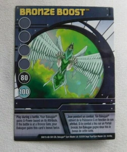 BAKUGAN Battle Brawler "BRONZE BOOST" Ability Card 34/48q BA616 2009 - Picture 1 of 3