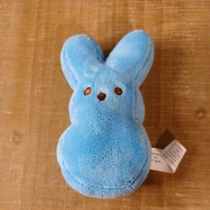 Peep Bunny Stuffed Animal 4" Blue Just Born Peeps Plush - Picture 1 of 6