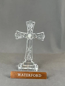 Figura de 8" Waterford Crystal Standing Cross: COMO NUEVA - Imagen 1 de 8